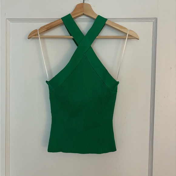 NWT Rib Knit Halter Top (M) - Picture 2 of 5